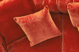 KAWOLA Spitzkissen SEPHI medium Cord Vintage rot