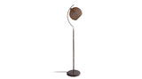 KAWOLA Stehlampe VESUVIA Jute vintage bronze