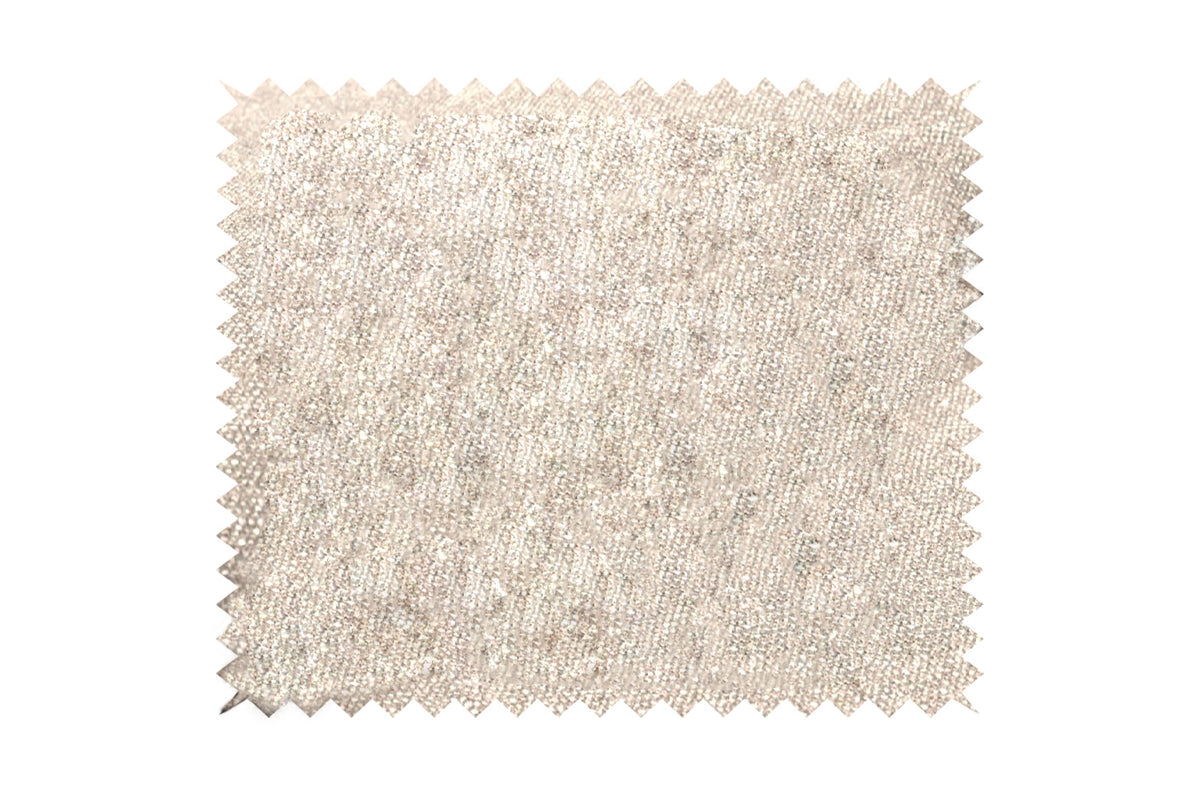 KAWOLA Stoffmuster Chenille-Stoff beige