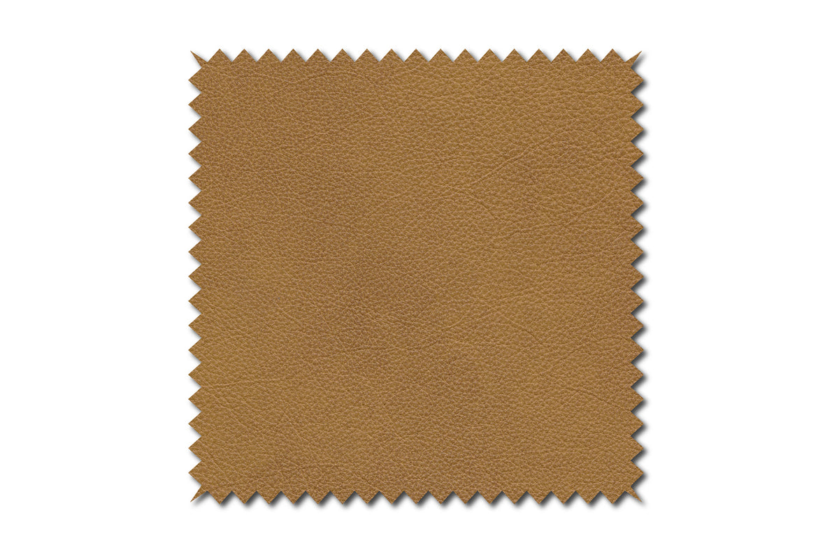 KAWOLA Stoffmuster Leder cognac