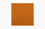 KAWOLA Stoffmuster Velvet orange