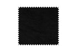 KAWOLA Stoffmuster Velvet schwarz