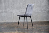 KAWOLA Stuhl CLARA Esszimmerstuhl Velvet grau