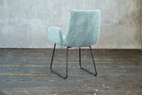 KAWOLA Stuhl NEW CHARME Esszimmersessel Cord hellblau