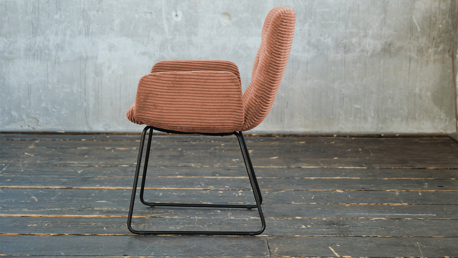 KAWOLA Stuhl NEW CHARME Esszimmersessel Cord rost