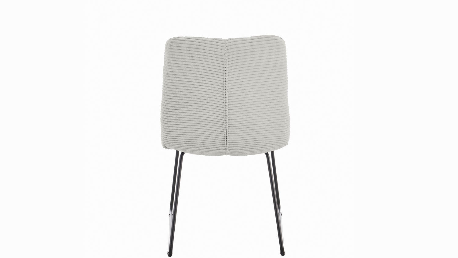KAWOLA Stuhl NEW CHARME Esszimmerstuhl Cord hellgrau