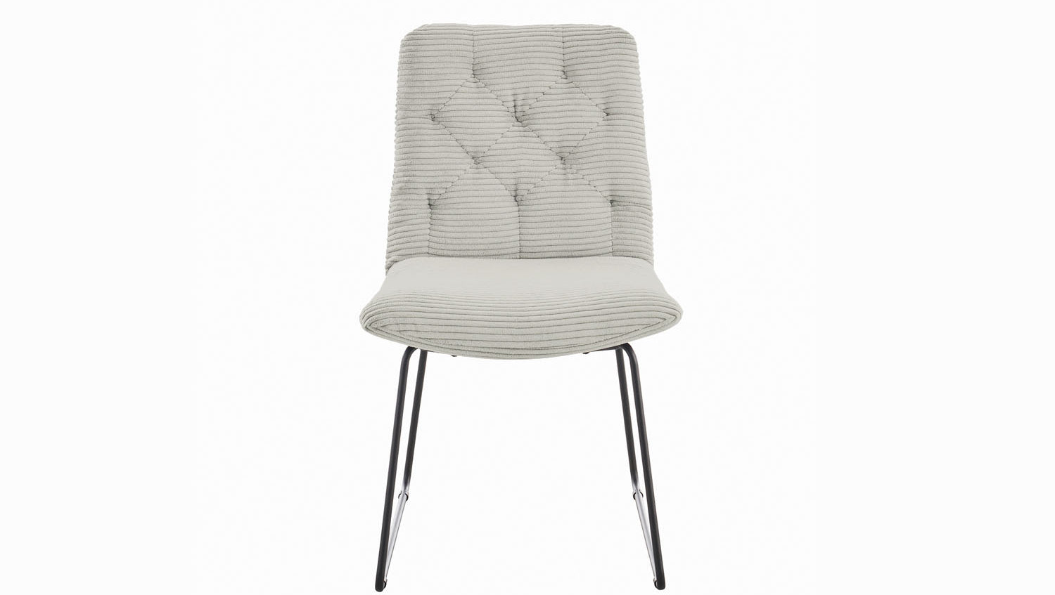KAWOLA Stuhl NEW CHARME Esszimmerstuhl Cord hellgrau