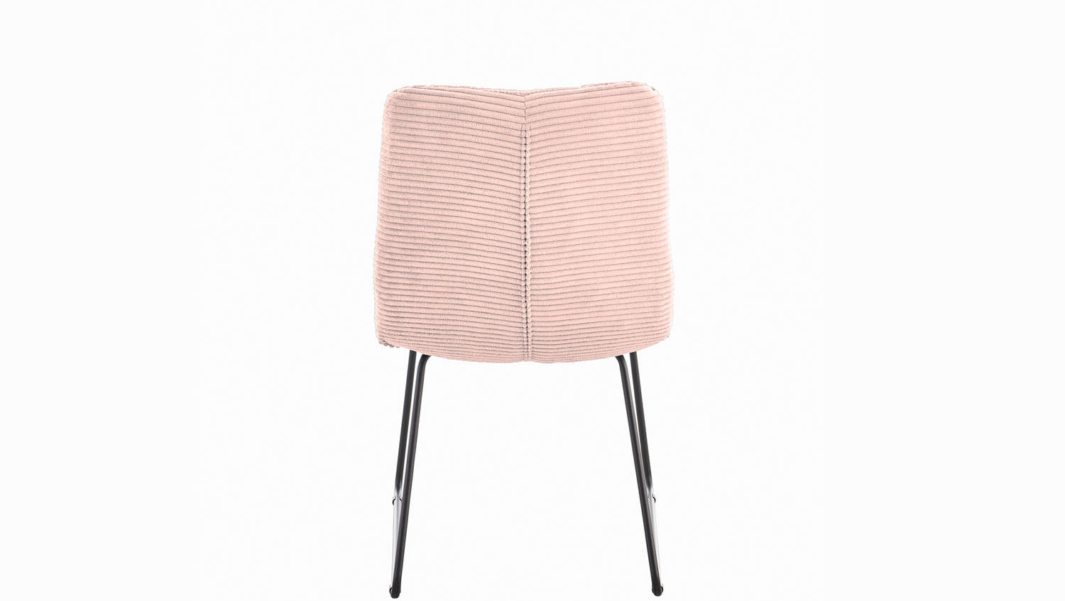 KAWOLA Stuhl NEW CHARME Esszimmerstuhl Cord rosa