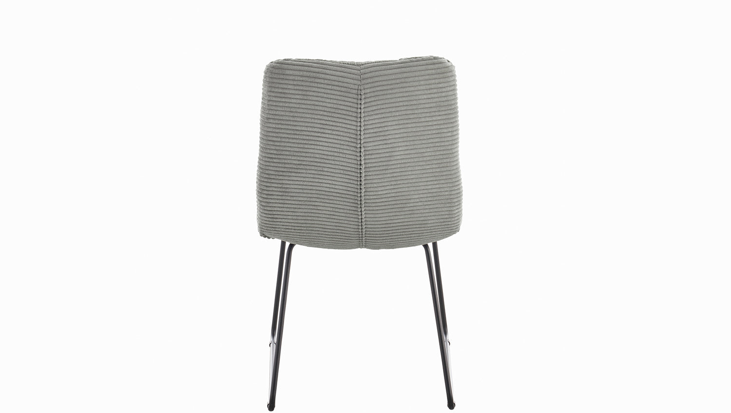 KAWOLA Stuhl NEW CHARME Esszimmerstuhl Cord steingrau