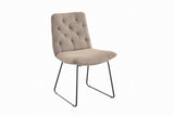 KAWOLA Stuhl NEW CHARME Esszimmerstuhl Cord taupe