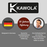 KAWOLA Stuhl ZAJA Esszimmerstuhl Kunstlederbezug Vintage schwarz