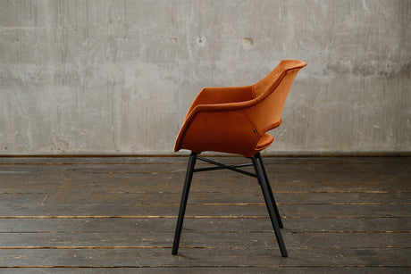 KAWOLA Stuhl ZAJA Esszimmerstuhl Velvet cognac