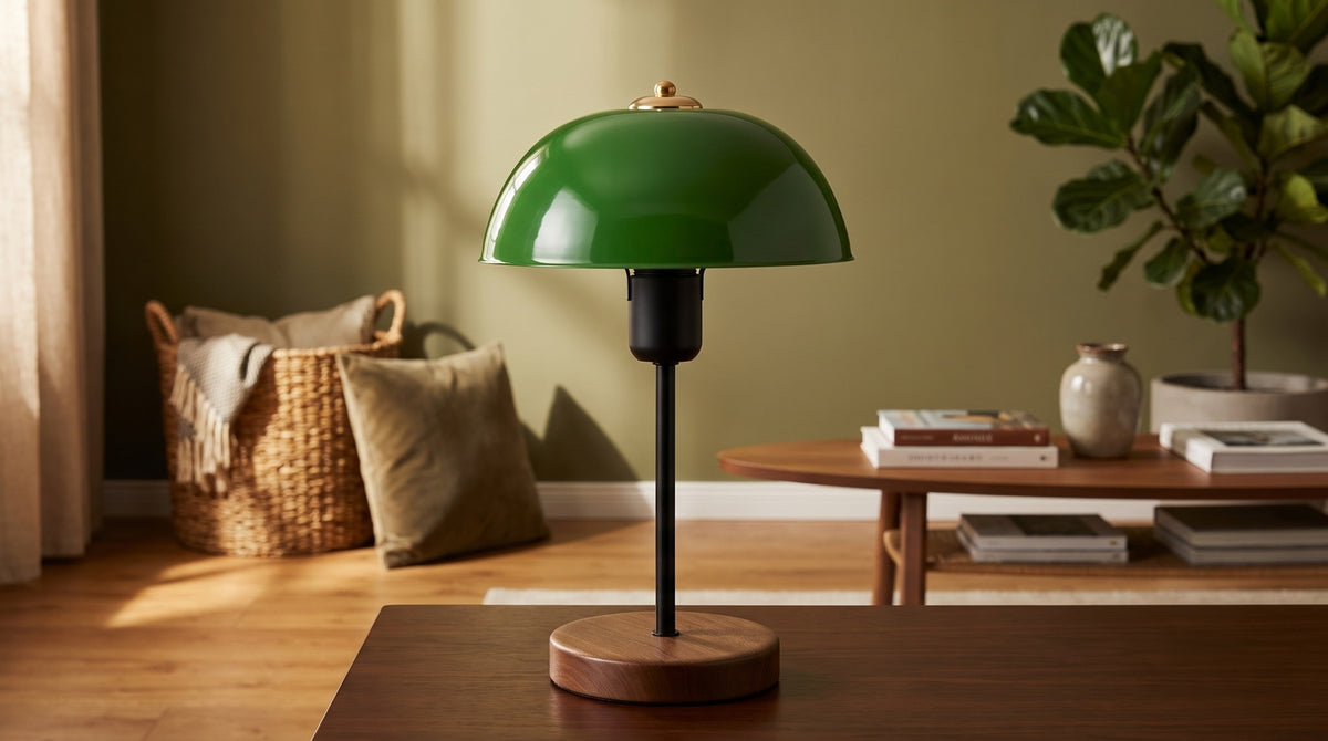 KAWOLA Tischlampe FIORA Metall grün