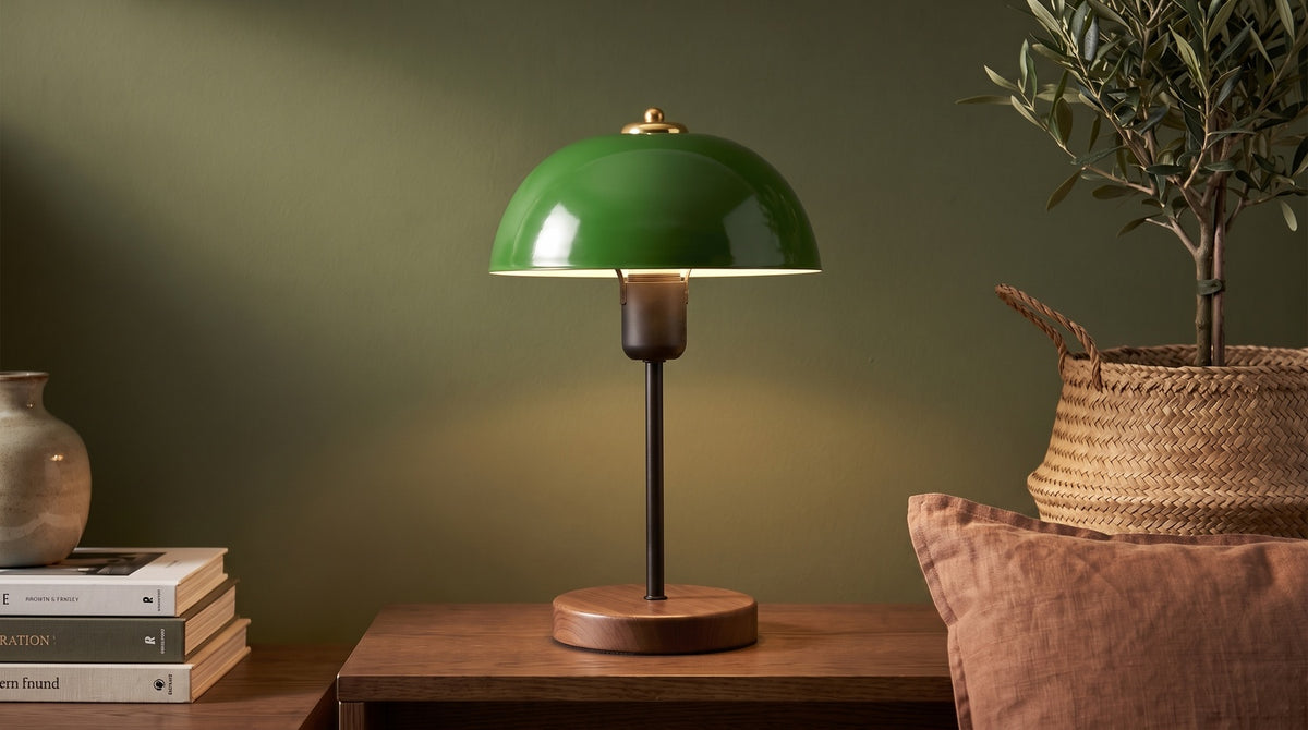 KAWOLA Tischlampe FIORA Metall grün