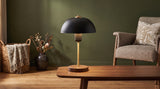 KAWOLA Tischlampe FIORA Metall schwarz