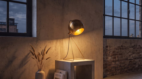 KAWOLA Tischlampe VISTULA Metall vintage