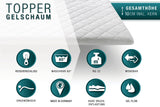 KAWOLA Topper SOLO Karo-Klima Gel-Schaum