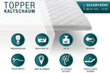 KAWOLA Topper SOLO Karo-Klima Kaltschaum