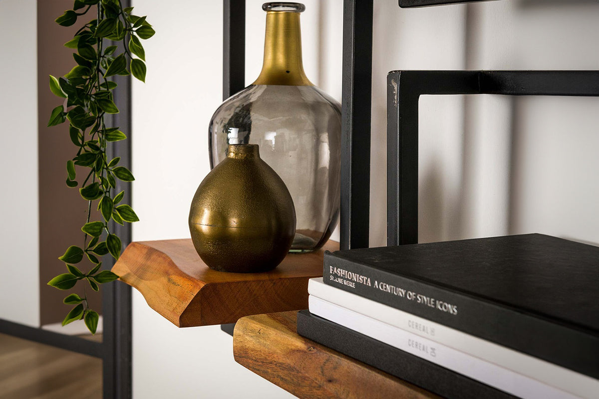 KAWOLA Wandregal ERGEA 20 cm Akazie massiv natur