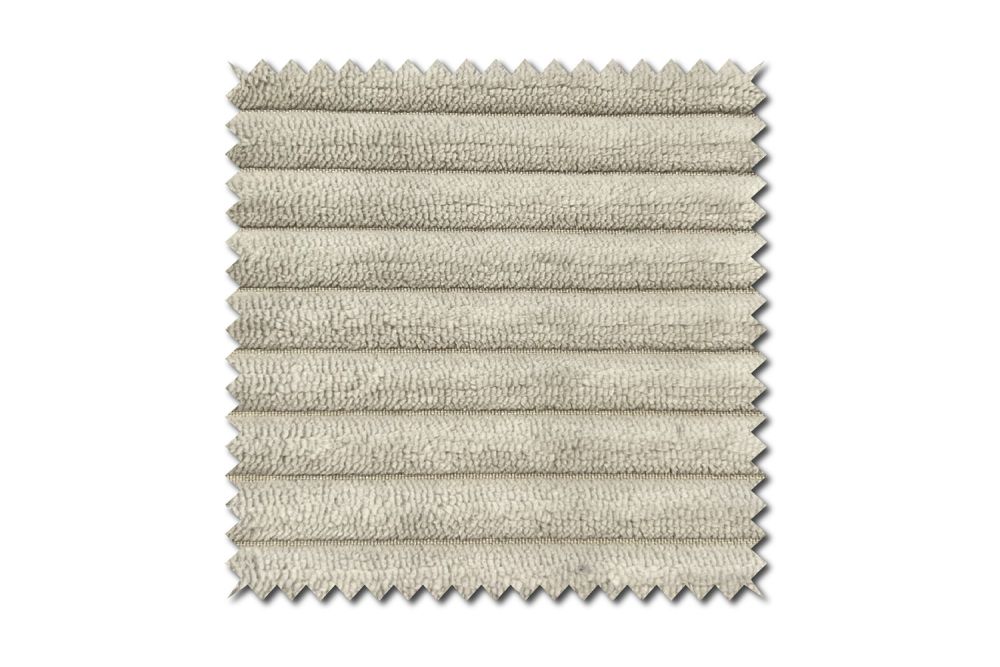 KAWOLA Stoffmuster Cord hellgrau 10x10cm