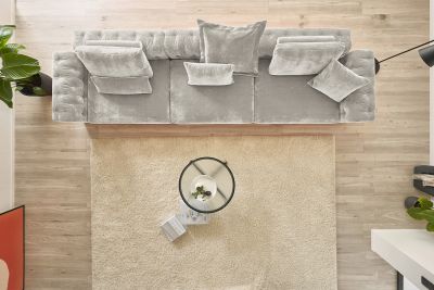 Vorschau: KAWOLA Nierenkissen SEPHI medium Cord Vintage silber Vorschau: KAWOLA Nierenkissen SEPHI medium Cord Vintage silber