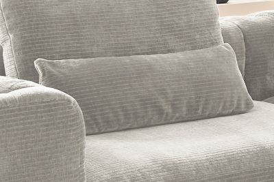 Vorschau: KAWOLA Nierenkissen SEPHI groß Cord Vintage silber Vorschau: KAWOLA Nierenkissen SEPHI groß Cord Vintage silber