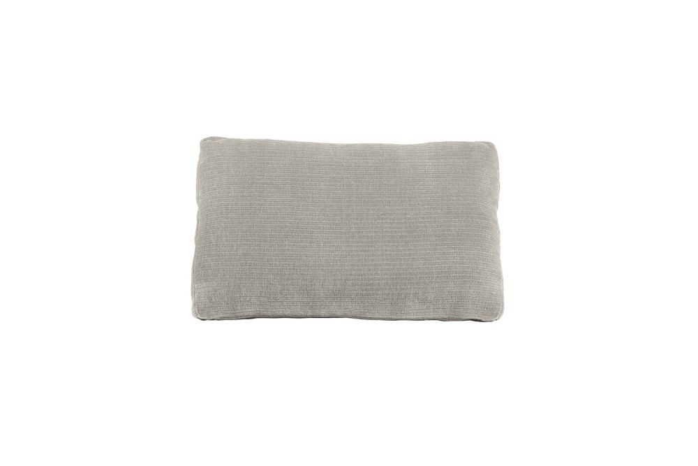 KAWOLA Rückenkissen SEPHI mit Rolle Cord Vintage silber