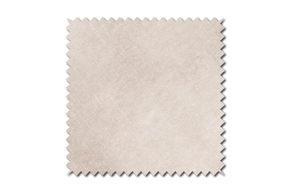 KAWOLA Stoffmuster Velvet beige 10x10cm