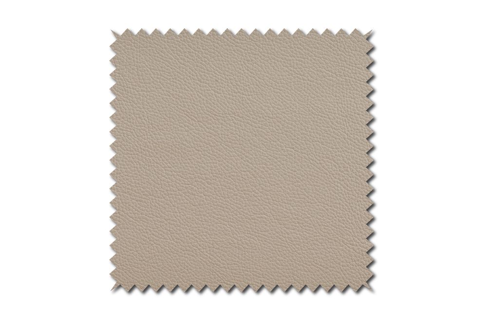 KAWOLA Stoffmuster Leder hellbraun 10x10cm