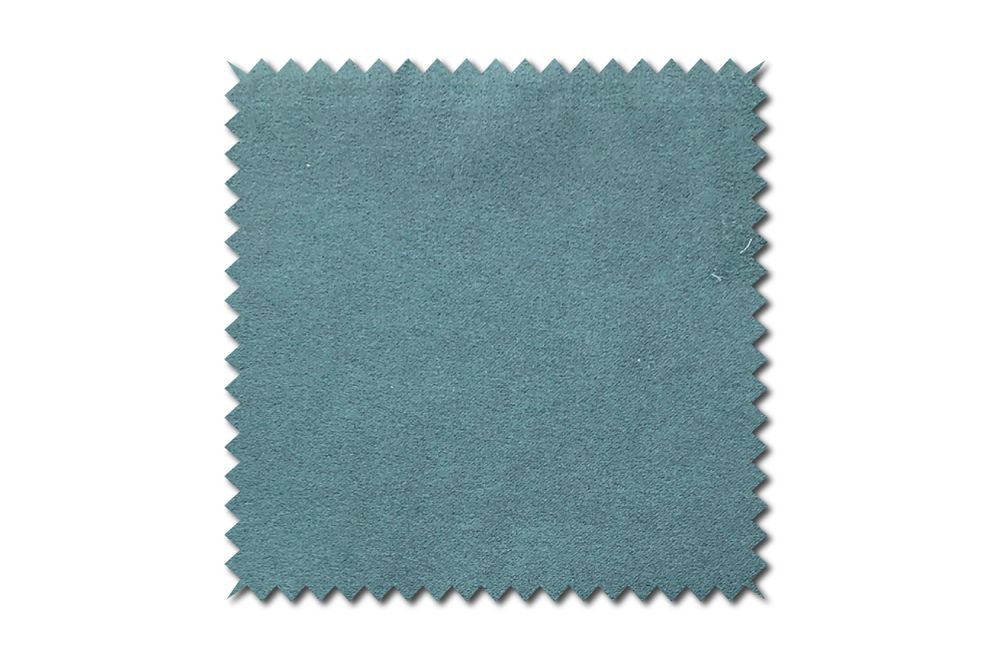 KAWOLA Stoffmuster Stoff petrol