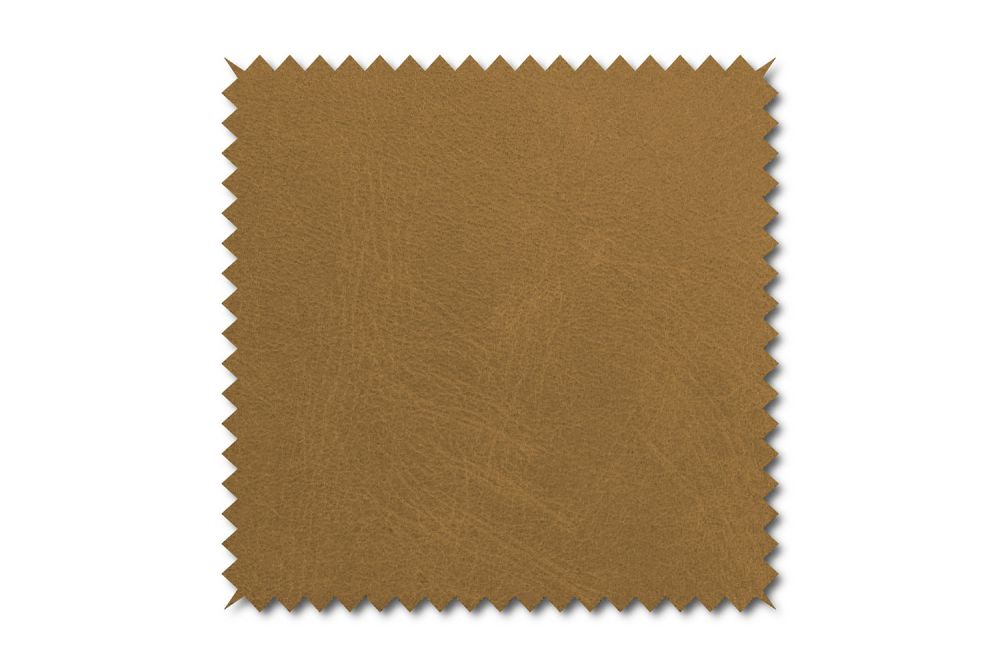 KAWOLA Stoffmuster Leder cognac 10x10cm