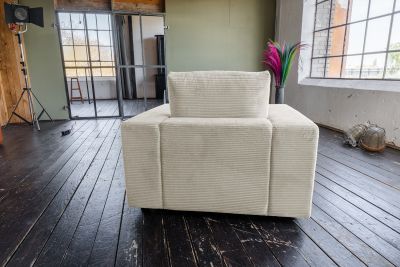 Vorschau: KAWOLA Sessel MADELINE Cord cremeweiß Vorschau: KAWOLA Sessel MADELINE Cord cremeweiß