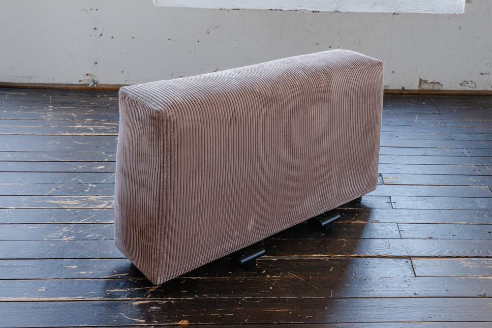 KAWOLA Armlehne / Rückenlehne MIA Cord taupe