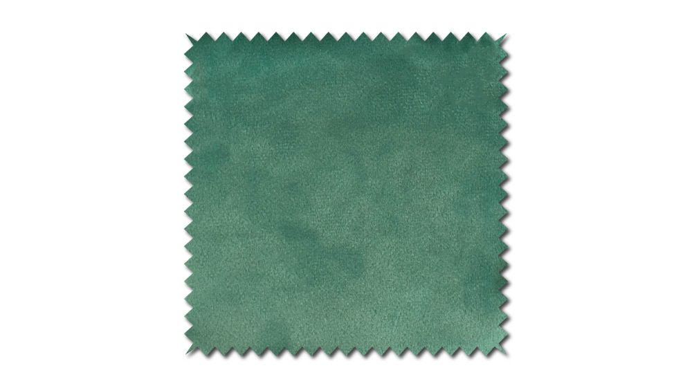 KAWOLA Stoffmuster Velvet türkis