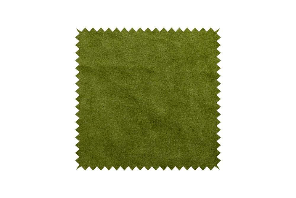 KAWOLA Stoffmuster Velvet grün