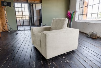 Vorschau: KAWOLA Sessel MADELINE Cord cremeweiß Vorschau: KAWOLA Sessel MADELINE Cord cremeweiß