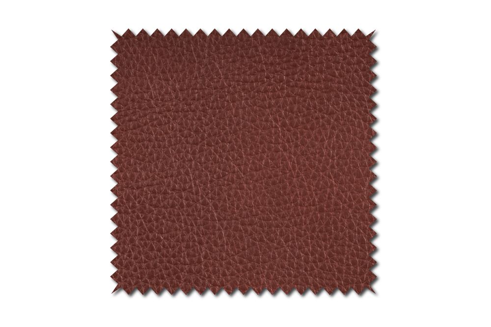 KAWOLA Stoffmuster Leder rot 10x10cm