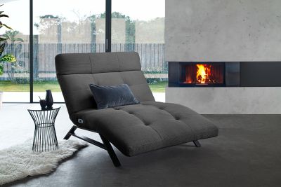 KAWOLA Relaxliege AMERIVA motorisch Maxi Feincord anthrazit KAWOLA Relaxliege AMERIVA motorisch Maxi Feincord anthrazit