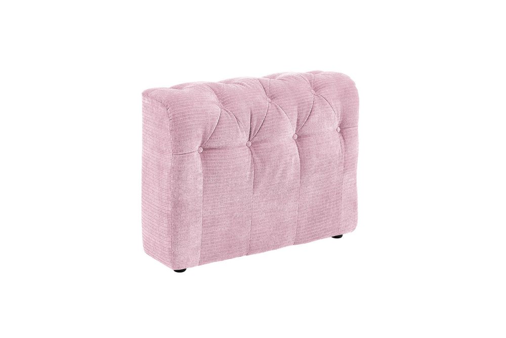 KAWOLA Sofa Seitenelement SEPHI medium Cord Vintage rosa