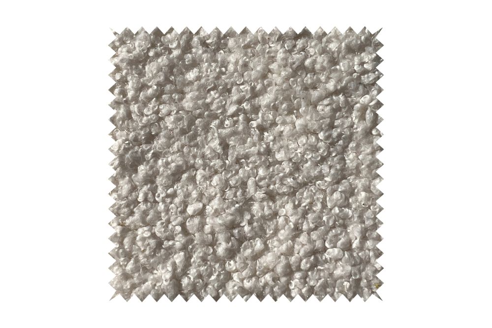 KAWOLA Stoffmuster Stoff cremeweiß 10x10cm