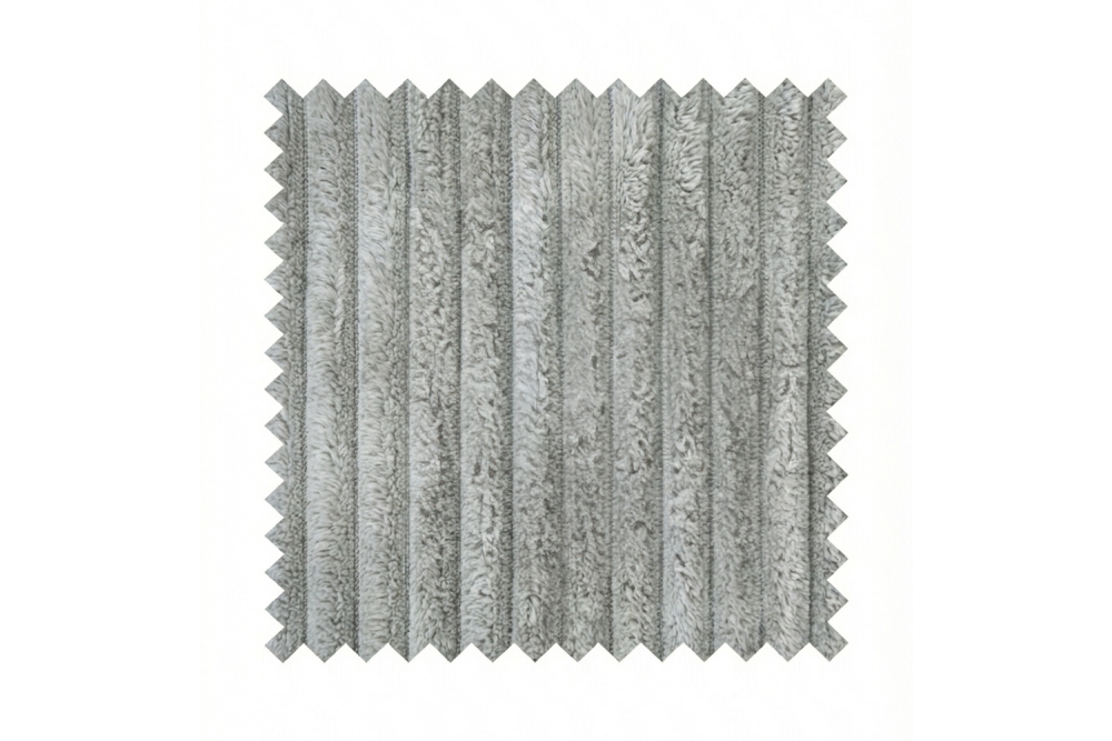 KAWOLA Stoffmuster Cord grau