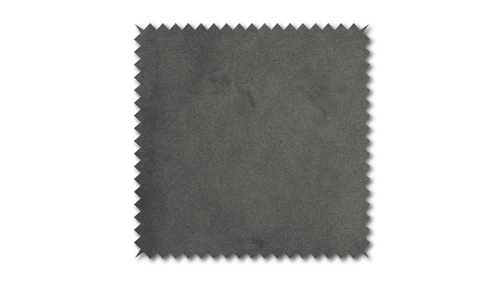 KAWOLA Stoffmuster Velvet silber