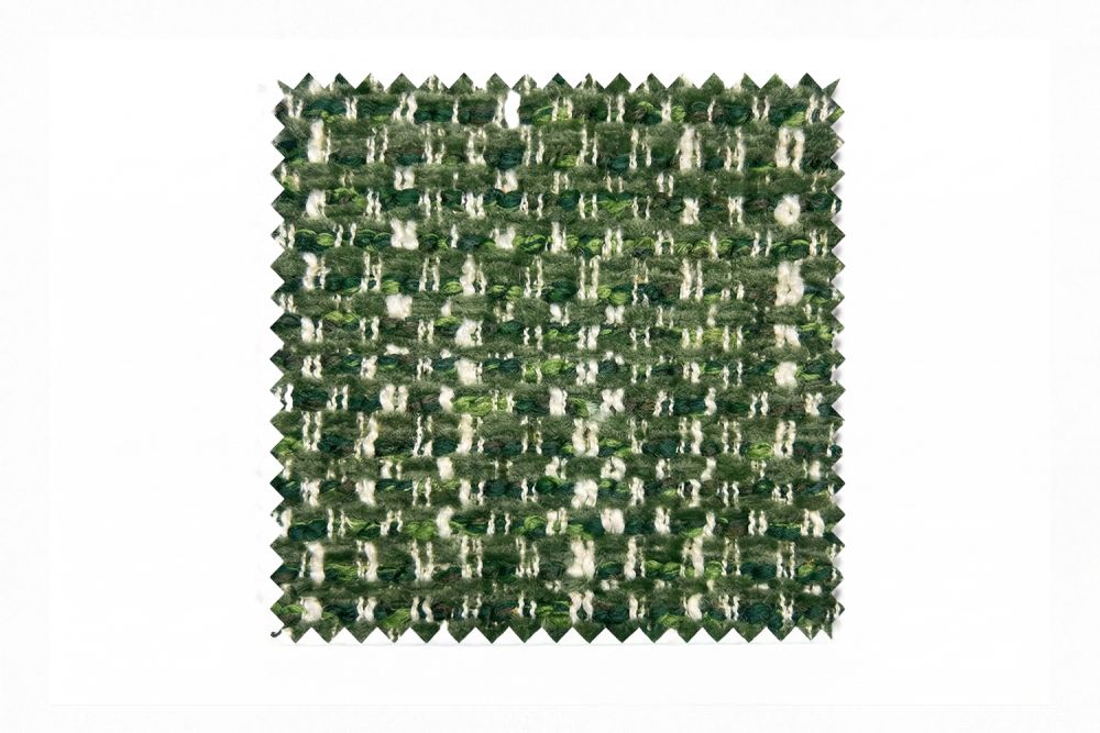 KAWOLA Stoffmuster Stoff grün