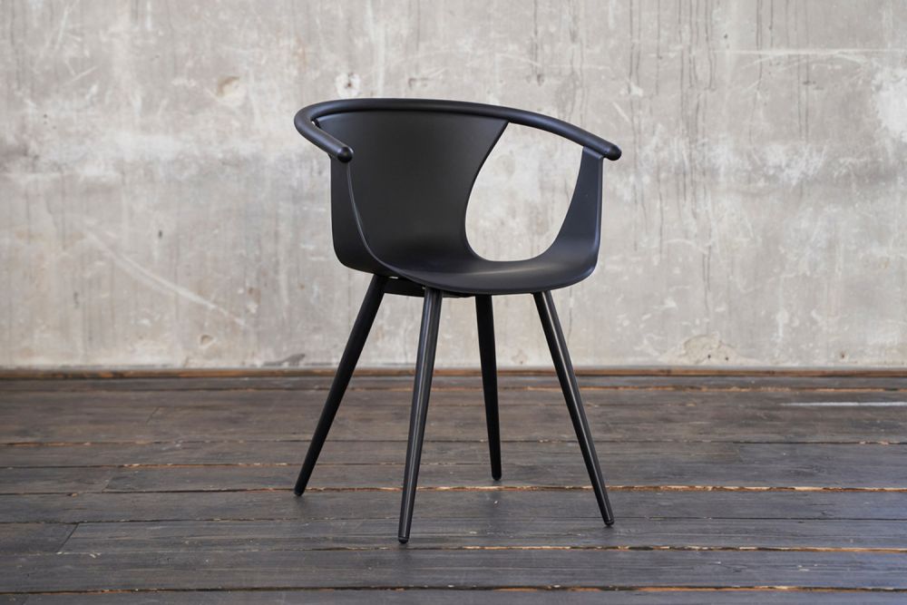 B-Ware KAWOLA Stuhl DANA Esszimmerstuhl Kunststoff schwarz