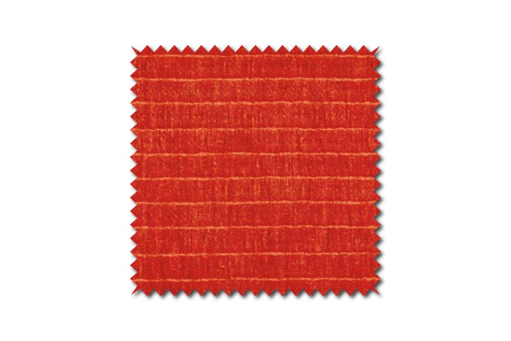 KAWOLA Stoffmuster Cord Vintage rot