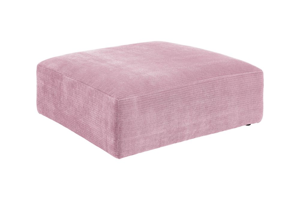 KAWOLA Sofa Sitzelement SEPHI groß Cord Vintage rosa