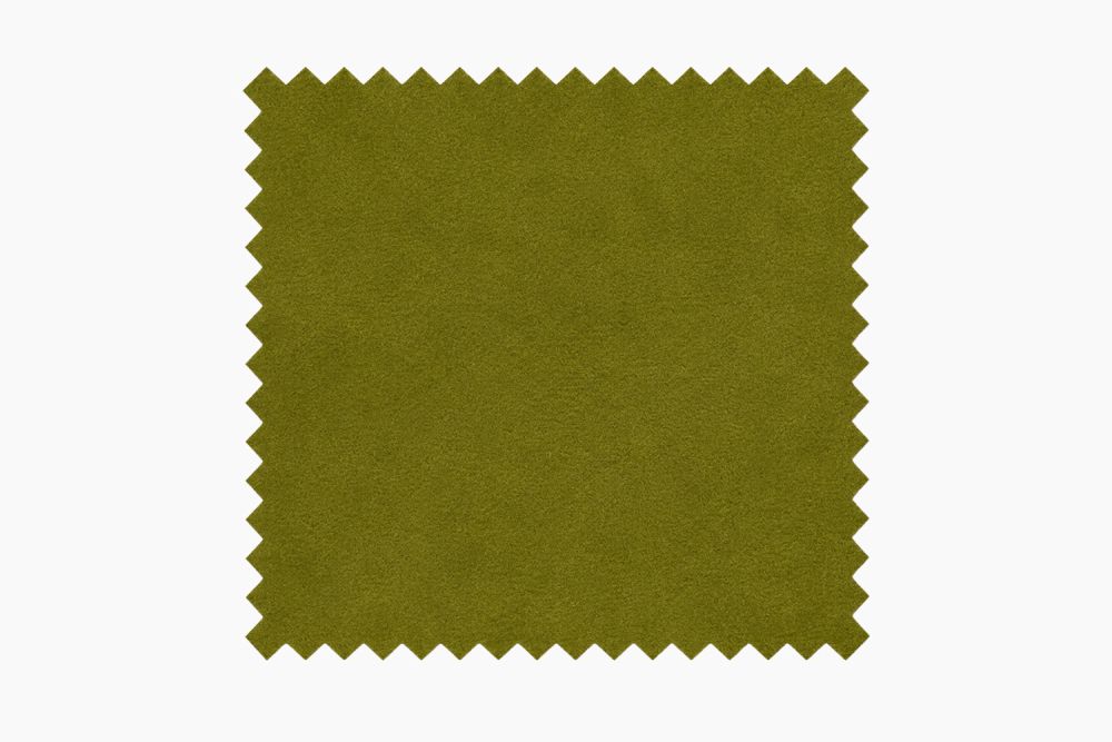 KAWOLA Stoffmuster Velvet grün