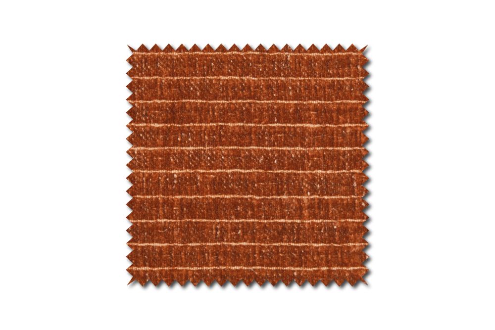 KAWOLA Stoffmuster Cord Vintage rostbraun