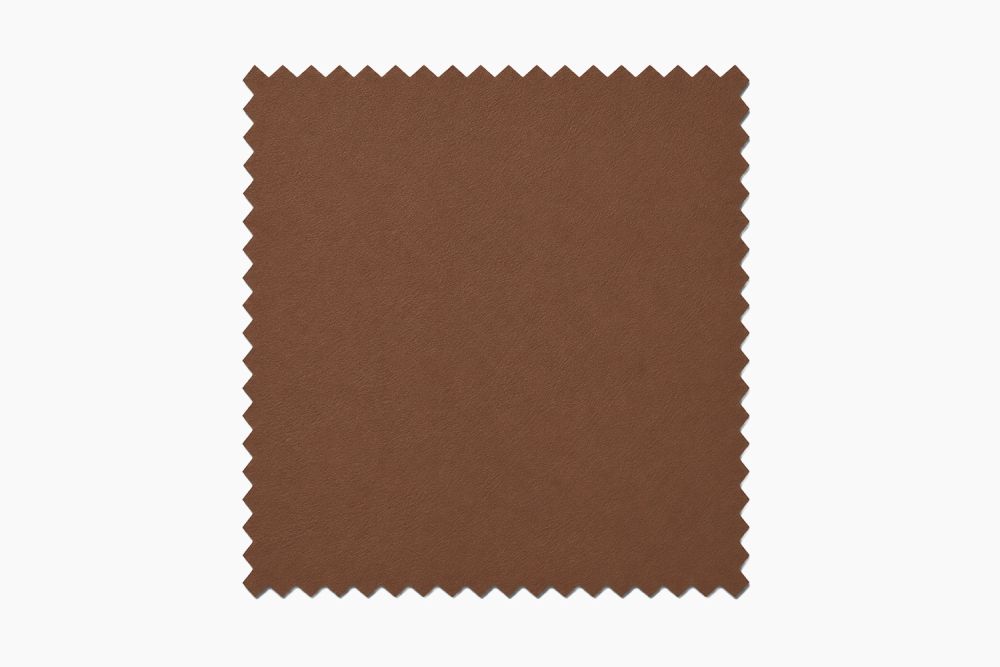 KAWOLA Stoffmuster Leder cognac