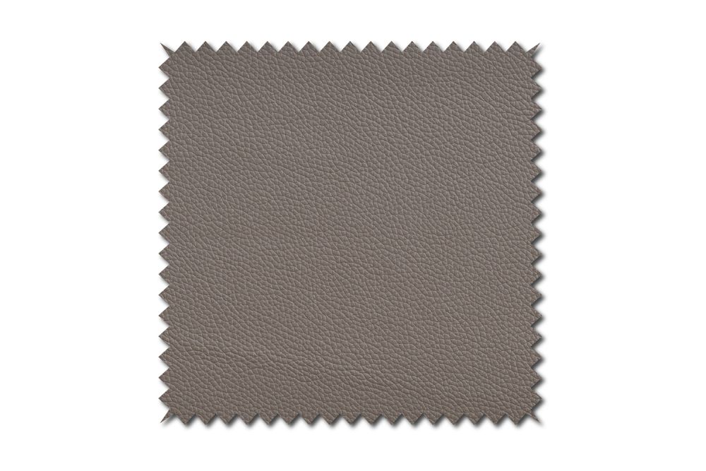 KAWOLA Stoffmuster Leder grau 10x10cm